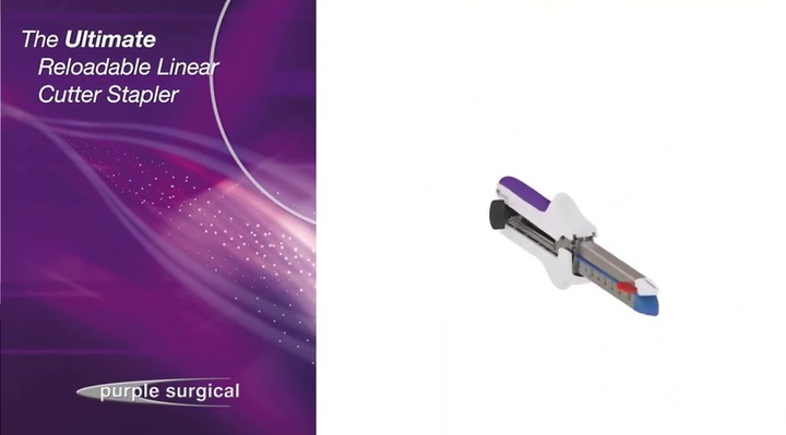 Cucitrice Lineare Ricaricabile Purple Surgical Ultimate Con Indicatore (Ref: PS9LSI60G)